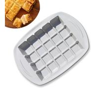 Akenz Moule Silicone Carré Cubic Tablette Chocolat Compatible Cake Factory | Silicone platinium sans BPA - Démoulage sans accroc - Four & congélateur - Brioche, brownie, gâteau, pâtisserie