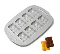 Akenz - Moule Silicone Ourson Nounours Guimauve Compatible Cake Factory | Platinium LFGB sans BPA - Gâteau ours, chocolat, animaux enfant - Pâtisserie, marshmallow - Pâques, Noël, goûter anniversaire