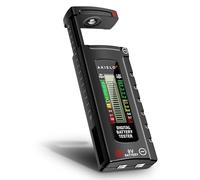 AKIELO+ Testeur Universel de Piles Numérique - Écran LCD Facile à Lire - Aucune Pile Nécessaire - Compatible AA AAA C D 9V 1,5V et Piles Bouton