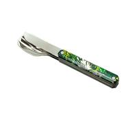 AKINOD 12H34 Set de 3 couverts inox nomades JUNGLE