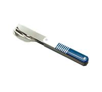 AKINOD 12H34 Set de 3 couverts inox nomades MARINIERE BLEUE