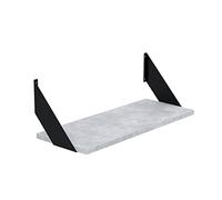 AKKE Flat Étagère Suspendue Flat Étagère Murale Moderne Chambre d'enfant Cuisine Salon Salle de Bains Loft Bureau Étagères Murs Étagère de Cuisine Bibliothèque Béton 80x20cm