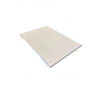 AKKE Plateau De Table pour Table À Manger Cuisine Ou Bureau Rectangulaire Planche De Meuble Blanc 110x65 cm