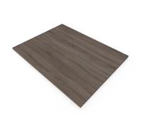 AKKE Plateau De Table pour Table À Manger Cuisine Ou Bureau Rectangulaire Planche De Meuble Truffe 110x65 cm