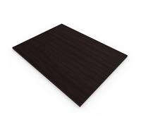AKKE Plateau De Table pour Table À Manger Cuisine Ou Bureau Rectangulaire Planche De Meuble Wengé 110x65 cm