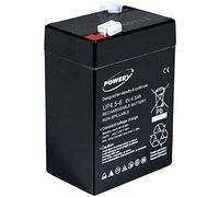 akku-net Batterie Gel-Plomb Powery 6V 4,5Ah Lead-Acid 6V 4,5Ah Noir