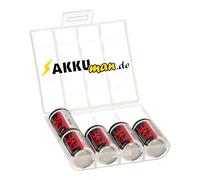 Akkuman.de Akkutechnik vom Fachmann 5 x Pile Eve Lithium 3,6 V ER14250 1/2 AA ER 14250 + Boîte