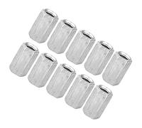 AKLOSIPY 10 Pièces M8 * 20 en Acier Au Carbone Al Manchon Écrou Entretoise Tige Attaches Filetées Écrou Hexagonal Fixation pour Usage Industriel M8*20