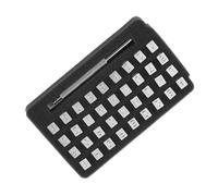 AKLOSIPY 36 Pièces en Acier Lettre Numéro Cuir Tampon Ensemble d'outils de Poinçonnage - 3 Mm en Acier allié Bricolage Monogramme Kit de Tampon pour l'artisanat du Cuir tanné Végétal, Comprend A-,