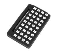 AKLOSIPY 36 Pièces en Acier Lettre Numéro Cuir Tampon Ensemble d'outils de Poinçonnage - 3 Mm en Acier allié Bricolage Monogramme Kit de Tampon pour l'artisanat du Cuir tanné Végétal, Comprend A-,