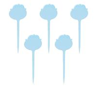 AKLOSIPY 50 Pièces étiquettes de Plantes Marqueurs de Fleurs, Plante de Jardin pour Fleurs en Pot de Pépinière, étiquettes de Jardinage Réutilisables pour Semis de Légumes (BLUE)