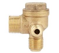 AKLOSIPY Clapet Anti-retour en Laiton 20 * 14 * 10mm, Filetage Mâle, Pièces de Rechange pour Pompe à Piston à Pression, adapté à la Plupart des Compresseurs Standards, Installation Facile