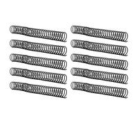 AKLOSIPY Ensemble de 10 Bobines de Reliure en Spirale - 31 Mm de Diamètre Intérieur, 30 Trous/peigne de Reliure pour Livres d'activités éducatives, Ressources pour Enseignants et Matériel (BLACK)