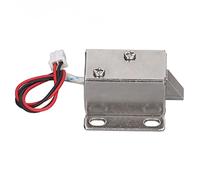 AKLOSIPY Ensemble de Déverrouillage électrique de Tiroir de Porte d'armoire à Serrure électromagnétique 2A - Force de Maintien de 20 Kg, DC12V, Montage 50x50 Mm, Faible Puissance 2W, pour (DC12V)