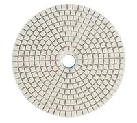 AKLOSIPY Ensemble de Tampons de Polissage Humide de 5 Pouces 125 Mm pour Marbre, Béton, Pierre, Verre, Céramique - Compatible avec les Meuleuses d'angle à Filetage 5/8"-11, y Compris (2000)