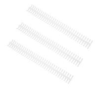 AKLOSIPY Lot de 10 Anneaux de Reliure à 34 Trous en Plastique pour Feuilles Mobiles Fendues, Reliure Amovible de 12 Mm de Diamètre Intérieur - Compatible avec les Lettres Perforées Standard à 34