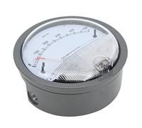 AKLOSIPY Manomètre Différentiel, Cadran Haute Précision pour la Microélectronique et L'aérospatiale, 1/8 Pouces NPT, Gris Aluminium