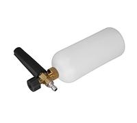 AKLOSIPY Pot en Mousse Haute Pression pour Nettoyeur Haute Pression - Bouteille en Mousse Nominale 4350 PSI avec Connecteur Rapide NPT /4", Buse, Laiton et Acier Inoxydable - Compatible avec, K2-K7,