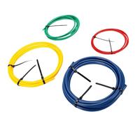 AKLOSIPY Protecteur de Tuyau en Cuivre AC, 4 Pièces, Outil de Conception à Code Couleur, Kit de Pliage Gratuit pour Systèmes de Climatisation 4M 1/4 1/2 3/8 5/8 Pouces