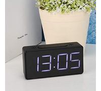 AKLOSIPY Réveil de Chevet LED avec Fonction Snooze, Horloge électronique Simple pour Usage Domestique - Horloge Numérique Moderne pour la Décoration de la Chambre et l'heure