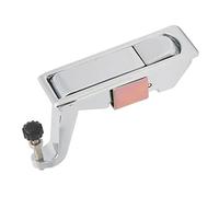 AKLOSIPY Serrure de Valise d'Armoire de Boîte à Outils sans Verrouillage à Compression, Levier en Alliage de Zinc pour Armoire de Boîte à Outils de Remorque RV (SILVER)