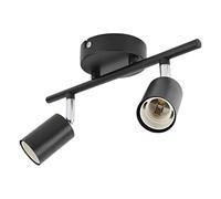 AKLOSIPY Support de Plafonnier encastré pour Ampoules E27 - Kit de Douille de Lampe en Fer pour Montage Mural ou au Plafond pour Chambre à Coucher, Salle à Manger, Bureau, café