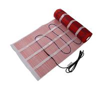 AKLOSIPY Tapis Chauffant électrique au Sol avec Thermostat, Système de Chaleur Radiante à Grille 4㎡ pour Carrelage/céramique/Sol en Pierre, Kit de Chauffage par le pour la Maison (PVC2)