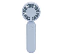 AKLOSIPY Ventilateur Turbo Portatif à Vent Fort, Mini Ventilateur Rechargeable par USB pour Voyage Camping Plage 3 Vitesses 5,8x2x1,5 Pouces (148 * 51*Ahm)