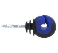 AKO 2K EDX Isolateur annulaire pour clôture de pâturage, bleu | Isolateur de clôture de pâturage, noir, plastique, renforcé en fibre de verre et stabilisé aux UV, pas de pré-perçage