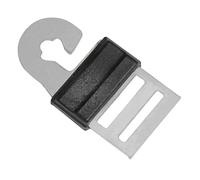 Accessoires pour clôtureconnecteurs poignée inoxable pour ruban jusqu'à 20 mm Ako Litzclip (x4) Noir TU