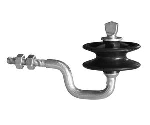 AKO Isolateur d'angle avec filetage métrique M6 pour cordelette, corde et fil