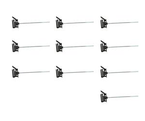 AKO Isolateur écarteur à clip pour ruban 40 mm, 10 pcs. avec un support long de 20 cm