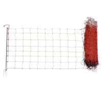 AKO OviNet Premium (orange, 50 m Länge, 108 cm hoch, 14 Pfähle, Doppelspitze)