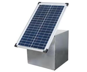 AKO Panneau solaire support en acier inoxydable inclus 30 W