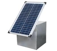 Panneau solaire avec régulateur de charge et prise MC4 Ako Blanc 55 W