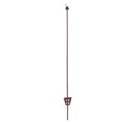 AKO Piquet ovale en acier à ressort 105 cm - 10 pièces Épaisseur : 11 x 5 mm, pointe 20 cm