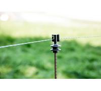 AKO Piquet ovale en acier à ressort 105 cm - 10 pièces Épaisseur : 11 x 5 mm, pointe 20 cm