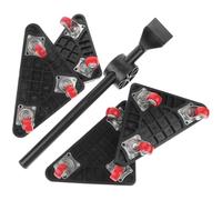 AKOOSY 1ensemble Set de Outil de Déménagement Meubles avec Roues Pivotantes Métal Diable Robuste pour Déplacer Lourds Appareils Électroménagers et Mobilier