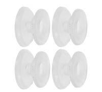AKOOSY 4 Pièces Enrouleur de Cordon de Rideau en Plastique Blanc, Accessoire Minimaliste pour Gestion de Cordons et Gain de Place Cadres de Fenêtres, Installation Facile