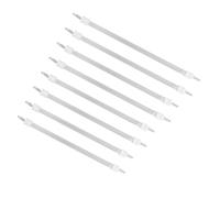 AKOOSY 8 Pièces Tube Chauffant en Quartz Blanc pour Petit Insert de Cheminée, Tige Chauffante Électrique Compacte Technologie Avancée en Céramique pour Chauffage Rapide à Domicile