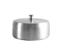 AKOOSY Acier Inoxydable Cendrier Coupe-Vent Colonne à Cigarettes | Grosse Capacité, Nettoyage Facile, Usage Extérieur pour Terrasses, Bureau et Maison, Style Sobre