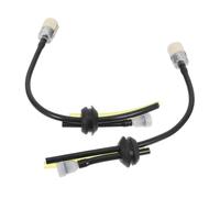AKOOSY Durite Carburant 3 Trous pour Débroussailleuse et Tondeuse à Gazon, Kit 2 Pièces Filtre Intégré, Tuyau Flexible en Pe Résistant pour Outil de Désherbage et Petit Moteur