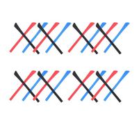 AKOOSY Embouts 12 de Lunettes de Souple en Silicone Branches Paires | Remplacement Facile, Entretien Simple, Usage Polyvalent, Résiste à L’huile la Sueur