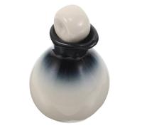 AKOOSY Flacon de Parfum Vintage en Céramique Blanc, Mini Diffuseur | Distributeur D’huile Précis, Usage Quotidien à Maison, pour Parfums et Mélanges D’aromathérapie