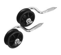 AKOOSY Isolateurs Annulaires de Clôture Électrique 2pcs pour Poteaux en Bois, Installation Facile Contrôle Directionnel, Accessoires pour Élevage en Extérieur