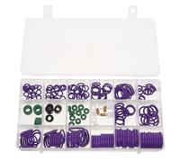 AKOOSY Kit D'assortiment de Joints Toriques de Climatiseur Automobile en Caoutchouc, Étanchéité Fiable pour Voiture, Ambiance Estivale et Prévention des Fuites