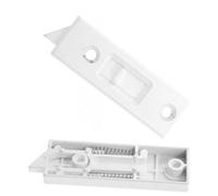 AKOOSY Loquet de Fenêtre Coulissante à Ressort, Métal Blanc à | Quincaillerie de Remplacement, Verrouillage Sécurisé, Installation Facile, Compatibilité Polyvalente, pour Réparation
