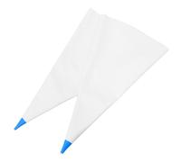AKOOSY Paquet à Coulis en Pvc Blanc, 2 Pièces, Ergonomiques et Résistants à L'usure, Poche à Douille Souple pour Jointoiement de Carrelage et Maçonnerie
