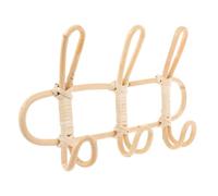 AKOOSY Patère Murale En Rotin Tressé Crochets Muraux Pour Vêtements Et Chapeaux Organisateur Suspendu Pour Entrée Chambre Et Rangement De Vêtements 15.55 X 9.06 X 3.15 in
