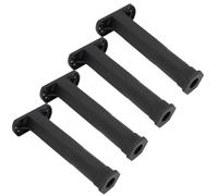 AKOOSY Pieds de Support pour Cadre de Lit en T Réglables, 4 Pièces | Noir Pp, Design en T, Hauteur Ajustable, pour Remplacement de Support Central